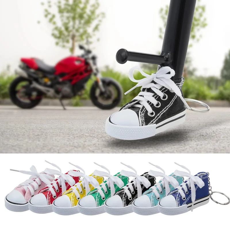 7.5cm Mini Motorcycle Side Stand With Funny Cute Mini Shoe And