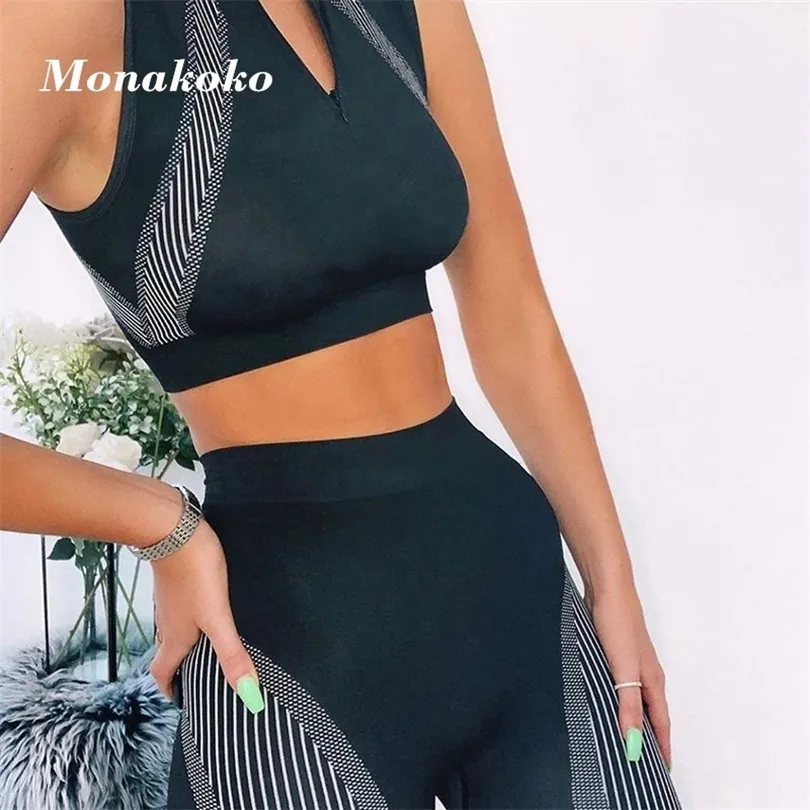 Summer Short Yoga Set Women Black Rid Two 2 Piece Thin Crop Top Sport Bra Tank Shorts Sportsuit Workout Outfit Fitness Gym Sets T200605