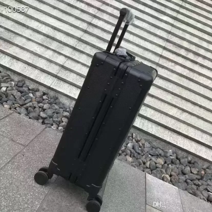 DamenHerren Trolley-Gepäcktaschen Trolley-Koffer mala de viagem con ruedas Rollgepäcktasche auf Rollen vs. Reisetaschen Trolley