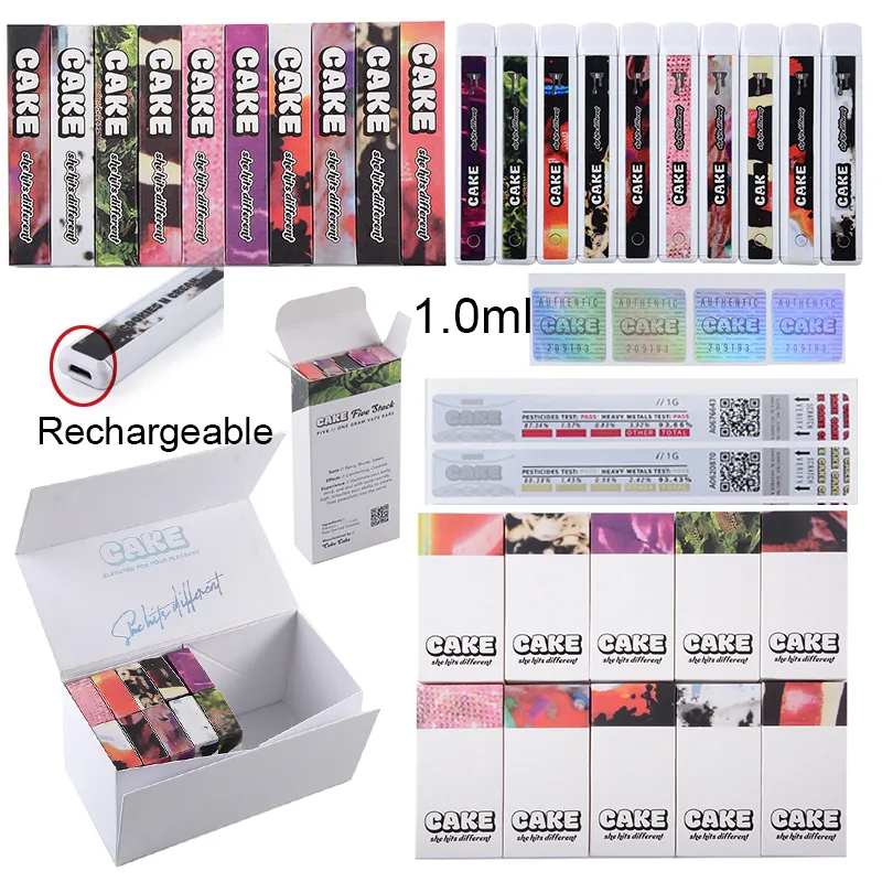 Cake Gen Pen Rechargeable Disposables E Cigarettes Vapes Pens Starter