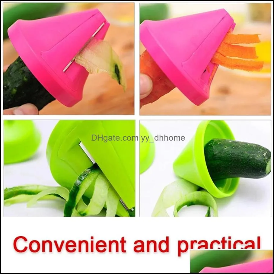 Kitchen Tool Vegetable Fruit Multifunction Spiral Shredder Peeler Manual Potato Carrot Radish Rotating Grater Kitchen Accessorie