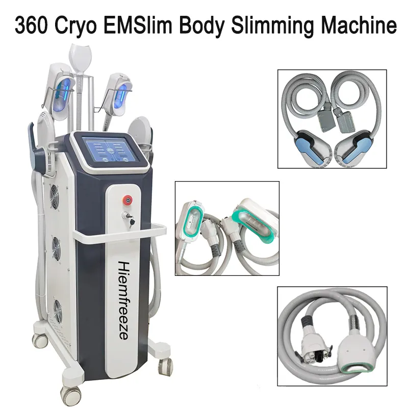 Machine de cryolipolyse 360 congélation des graisses amincissant le salon de levage du visage utiliser HIEMS puissante machine Emslim en forme de corps