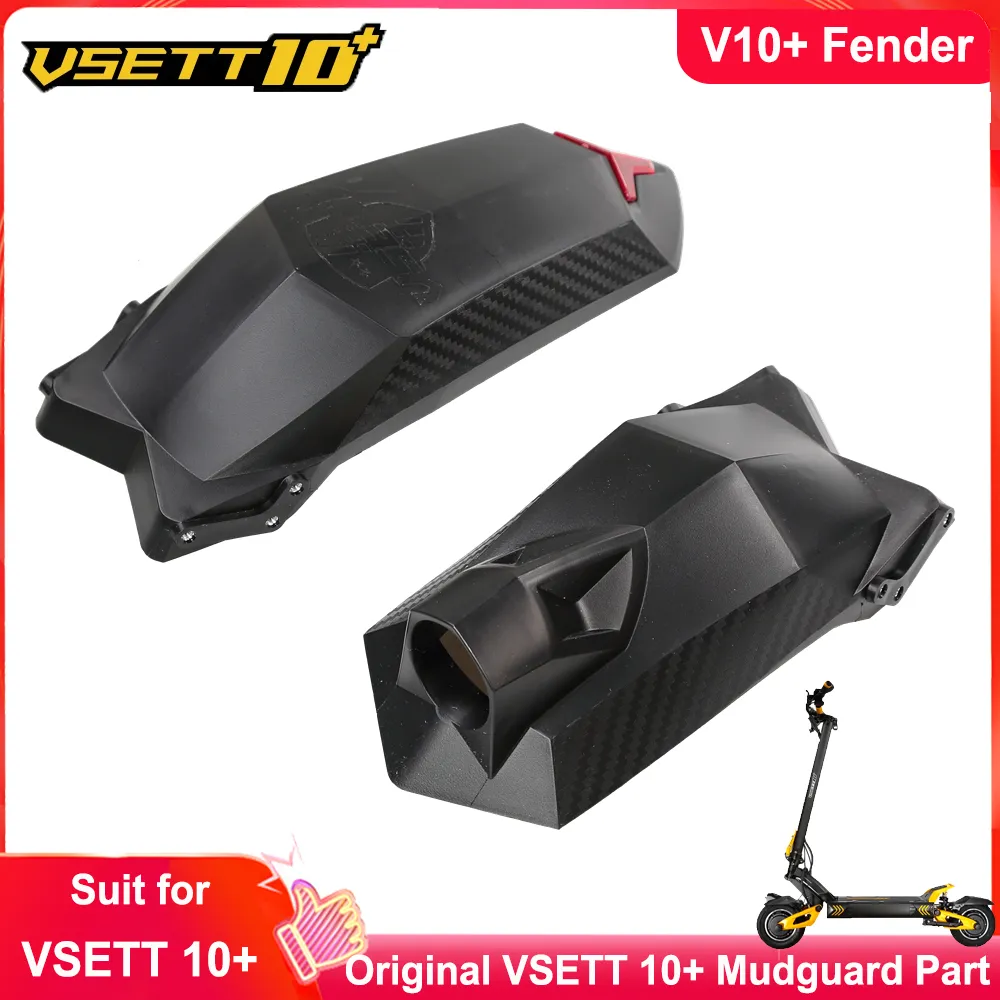 オリジナル VSETT 10 プラス電動スクーターフロントとリアフェンダー VSETT 10plus 用マッドガードマッドガードホイールカバータイヤハガーガード