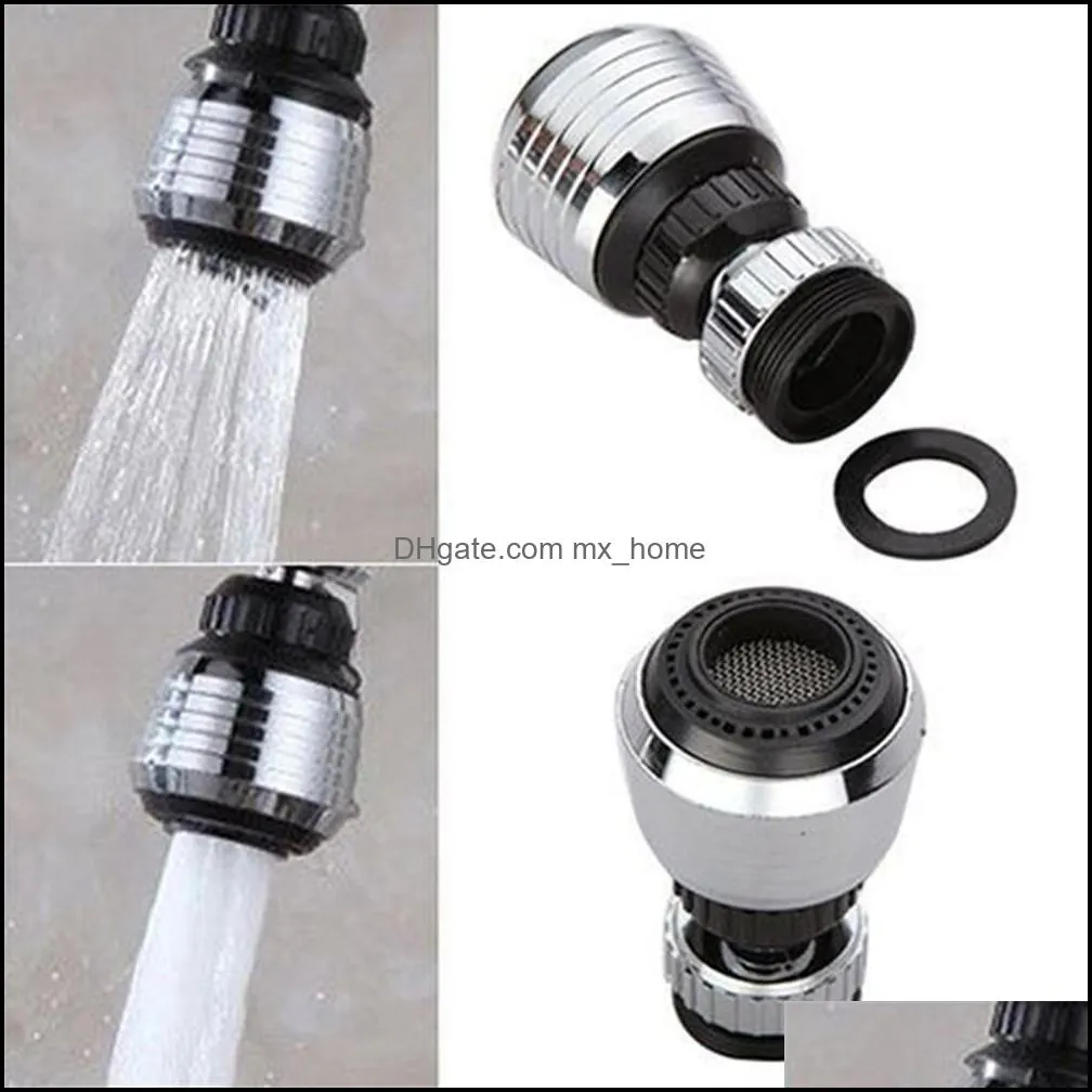 360 Degree Kitchen Sprayers Water Bubbler Swivel Head Saving Tap Faucet Aerator Connector Diffuser Nozzle Filter Mesh Adapter