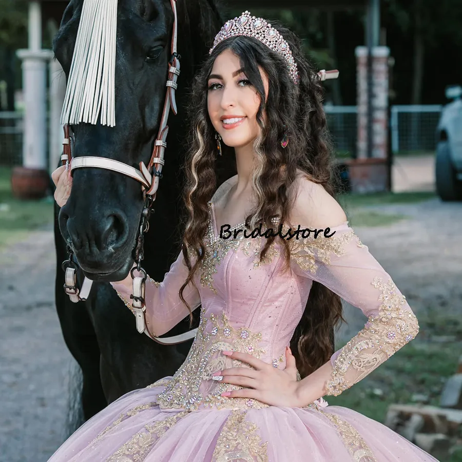 Pink horses sales quince dresses