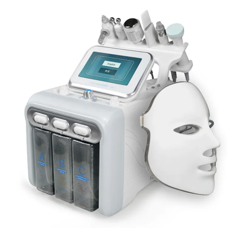 7 온수 산소 제트 아쿠아 필링 히드라 미용 얼굴 피부 깊은 클렌징 머신 미용실 장비