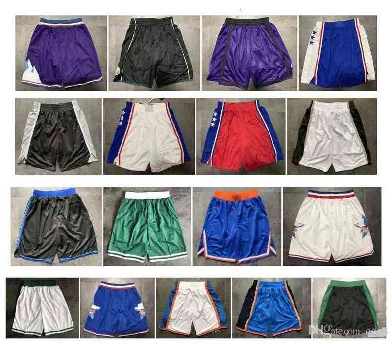 Premium Mens Team Basketball Team Shorts Vintage In Multiple Colors