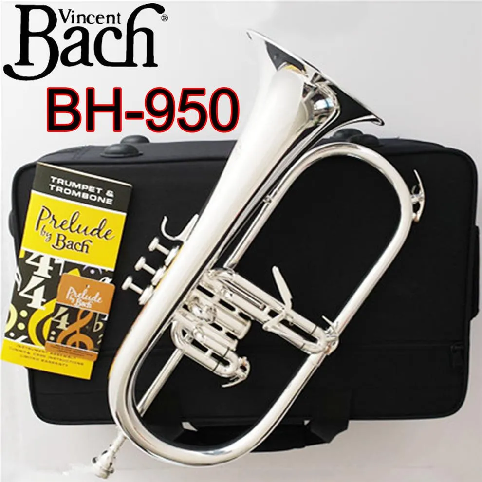 Vincent Bach Stradivarius Professional Flugelhorn BH 950 Silver Plated