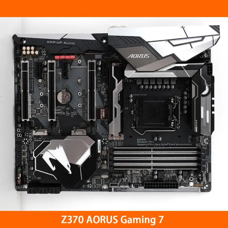 Motherboards For Gigabyte GA Z370 AORUS Gaming 7 LGA 1151 64GB PCI-E 3.0 ATX DDR4 Desktop Motherboard High Quality Fast ShipMotherboards