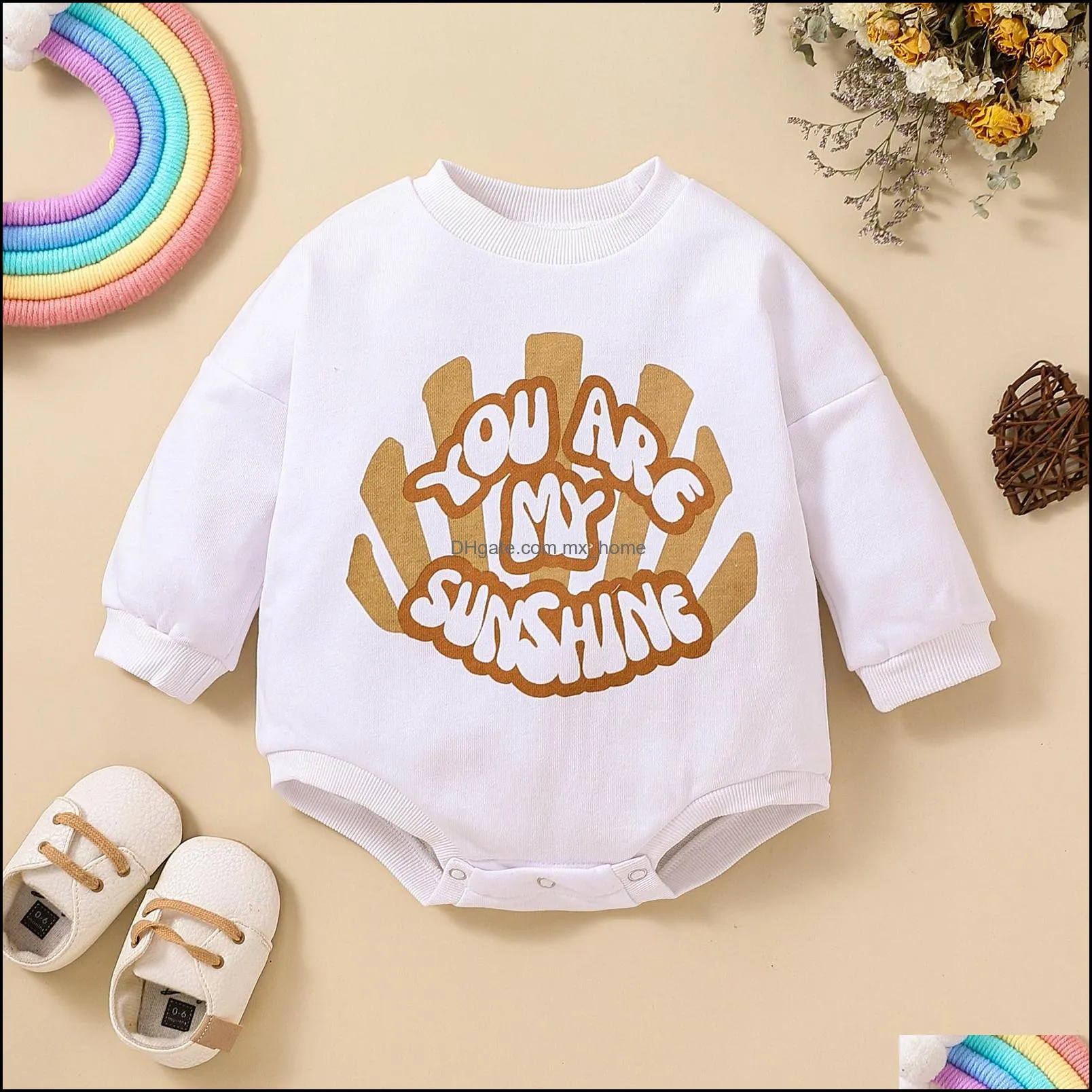 kids rompers girls boys letter print romper infant toddler jumpsuits summer spring autumn fashion boutique baby climbing clothes z6818