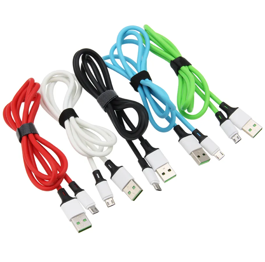 1M Typ C USB -kabel Snabbladdning Micro V8 Cables Charger Data Cord Line för Samsung S10 S20 Huawei Xiaomi LG -telefoner