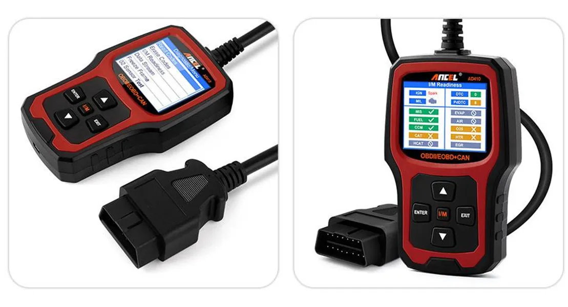 Czytniki kodu Scan Tool OBD2 Scanner Automotive AD410 Skanery diagnostyczne z rosyjskim OBD 2 OBD Eobd Erase Błąd błędu