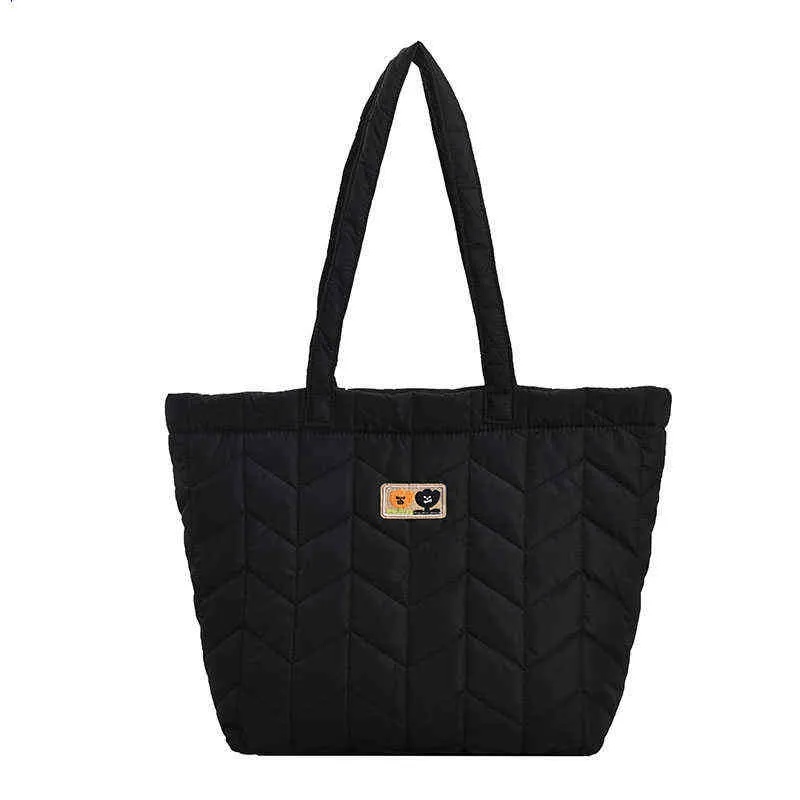 Evening Bags Casual Soft Big Satchel Shoulder for Women 2022 Winter Hit Luxury Totes Female Large Fashion Designer Handbags 220507