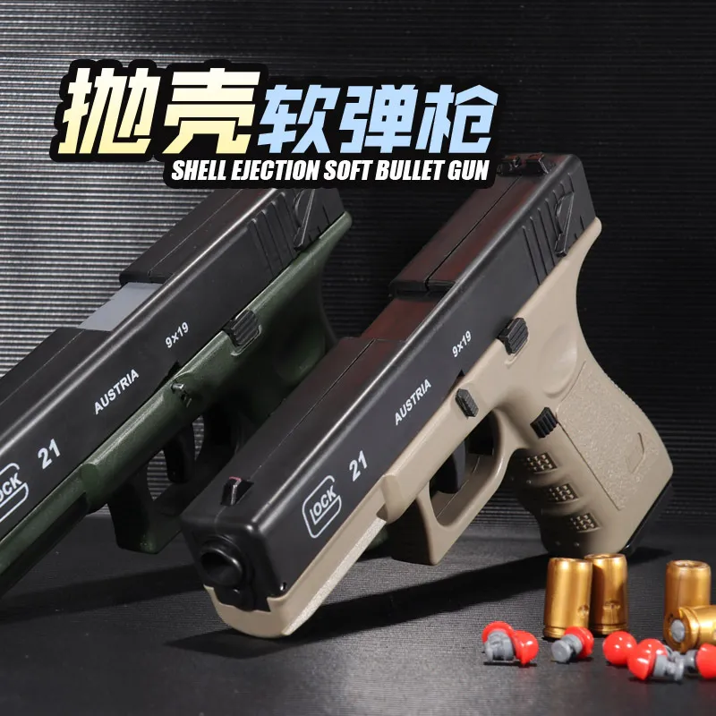 New Glock Blowback pistola giocattolo pistola pistola manuale G1 Soft  Bullet Blaster Airsoft armi Armas pistola pneumatica per adulti ragazzi -  AliExpress
