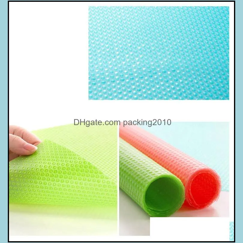 Silicone Fashion Refrigerator Pads Antibacterial Anti-fouling Mildew Moistureproof Pad Refrigerator Waterproof Table Mats 30cm*44cm