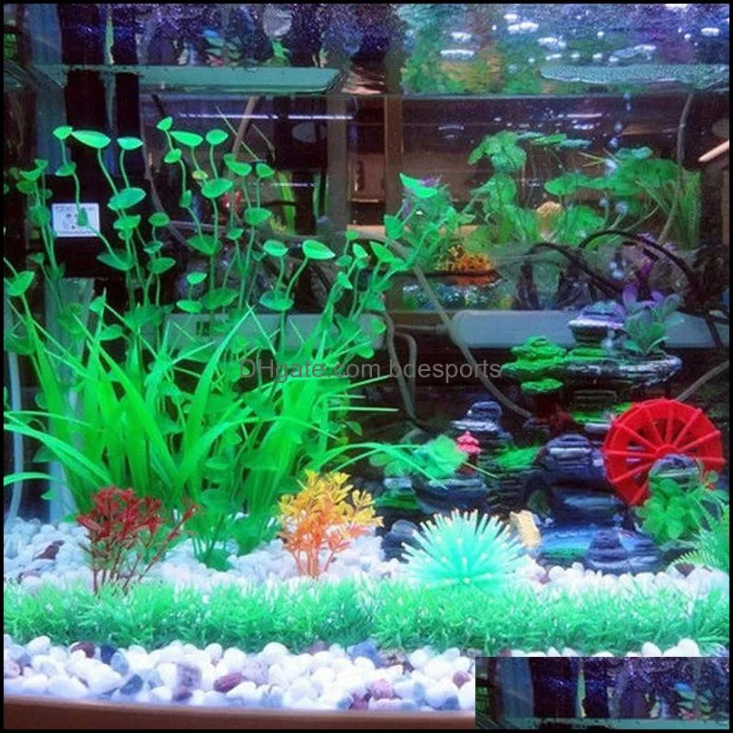 10cm Silicone simulation artificial fish tank aquarium fake coral plant underwater aquatic Sea Anemone ornament decoration accessory