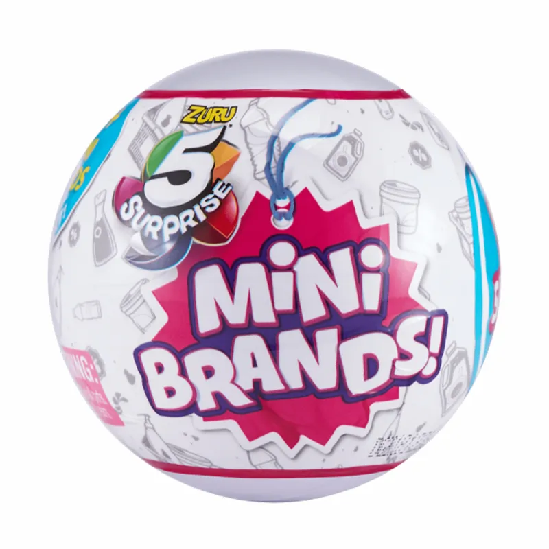 5 Surprise Mini Brands Capsule Collectible Mystery Ball 1 Stück mit 5 verschiedenen Blütenblättern Miniatur-Gadget Fake Food Blind Box Toy 220622