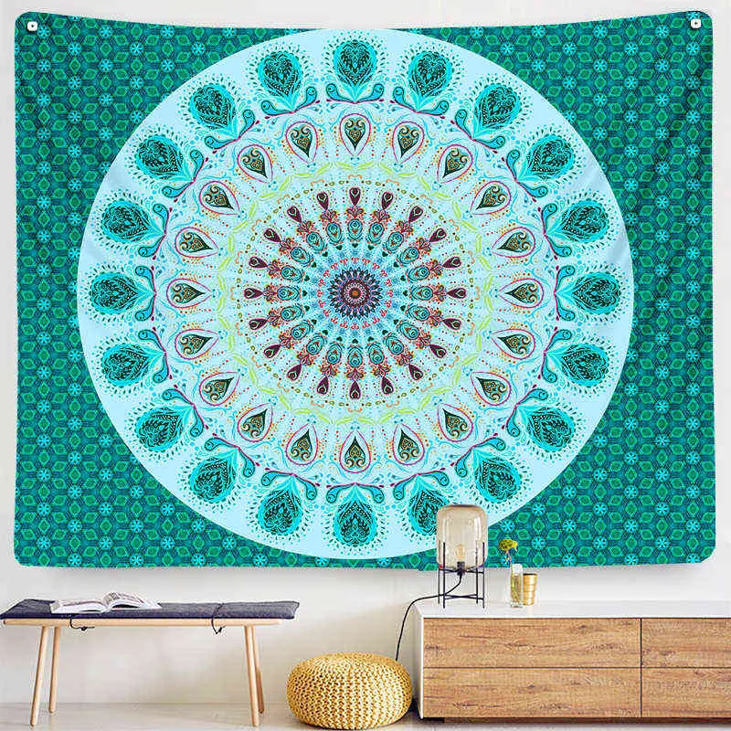 Mandala Lace Tapeçaria Decoração de Wall Decoração