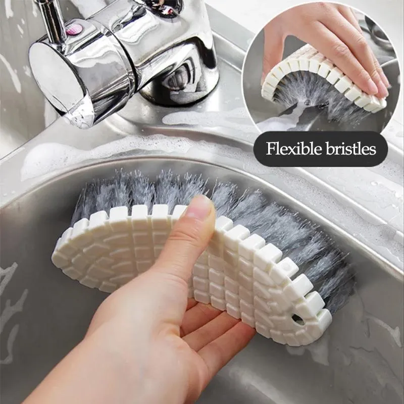 Kitchen Stove Cleaning Brush Flexible Pool Brushes Bathtub Tile Bathroom Brushes Without Dead Corner