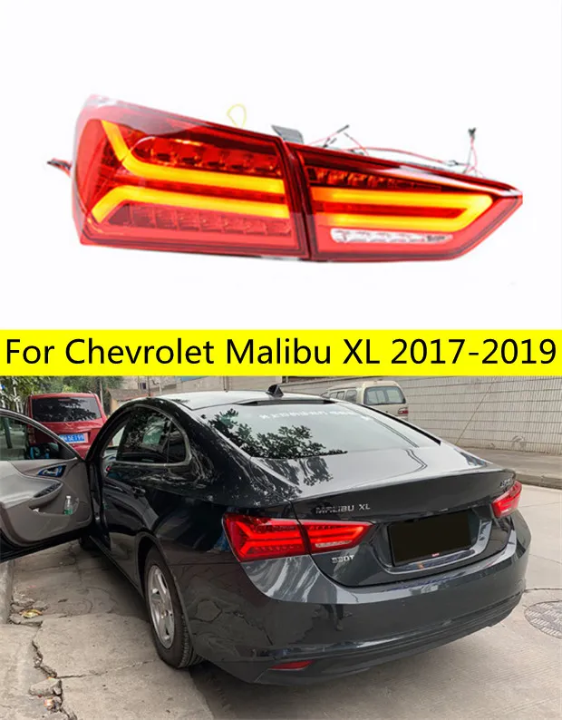 إكسسوارات مصابيح ذيل تصفيف السيارات لـ Malibu XL LED Light 20 16-20 19 Chevrolet REAL DRL BRAKEN