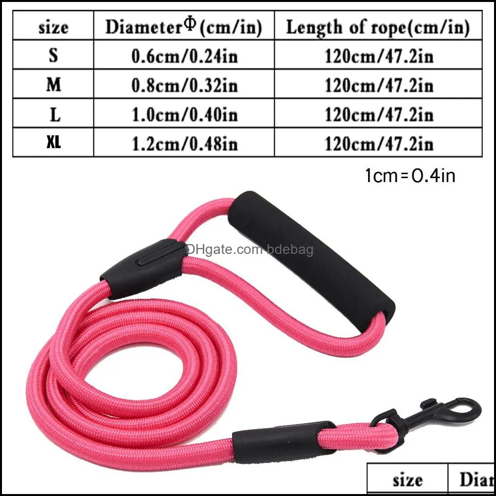 Dog Leash For Small Large Dogs Leashes cat pets Leashes Nylon Lead Rope Pet Long Leashes Belt for Dog Outdoor Walking Training