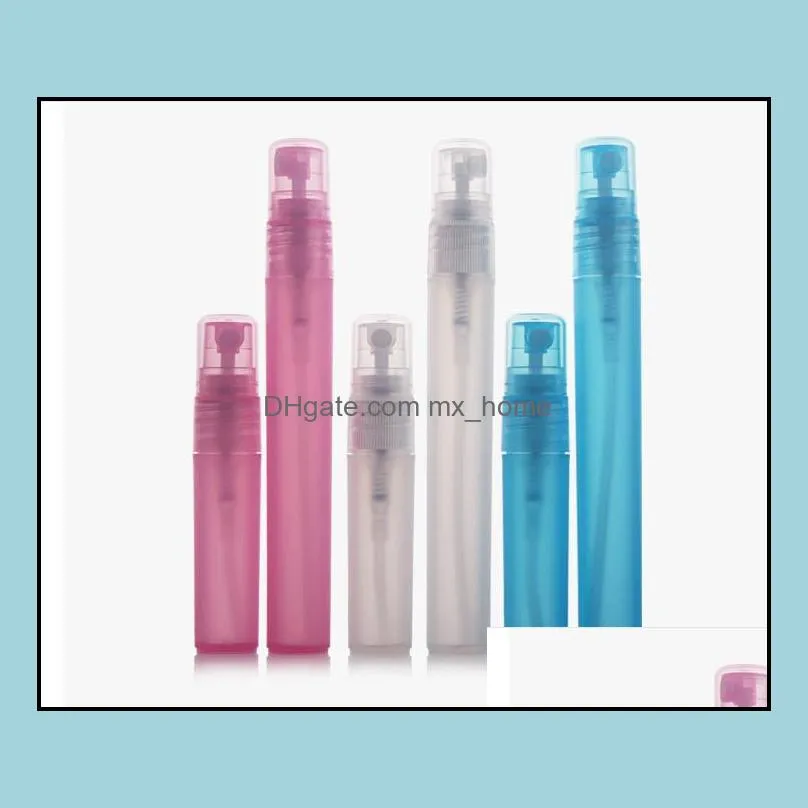5ml 8ml 10ml plastic spray bottle,empty cosmetic perfume container with mist atomizer nozzle,perfume sample vials sn490