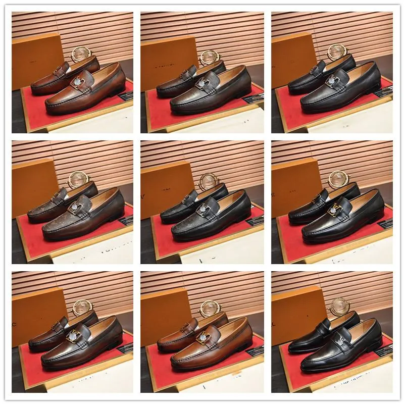 A1 Black Spikes 2022 Brand Mens Loafers Luxury Designer Shoes Denim And Metal Sequins High Quality Casual Men Shoes size 6.5-11