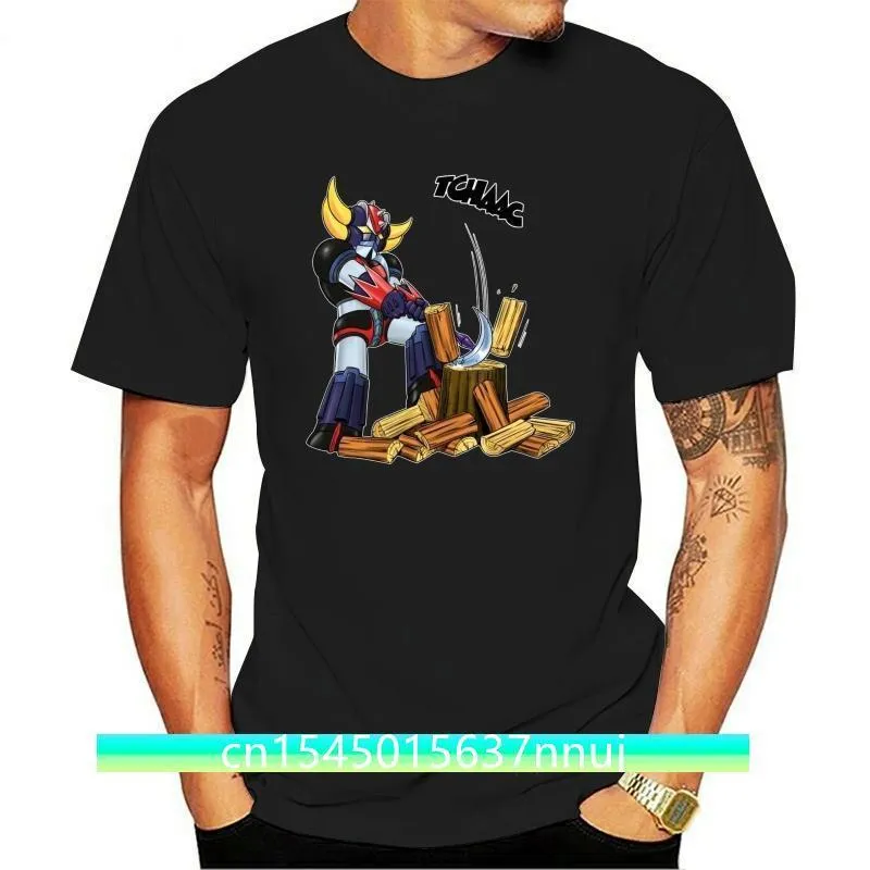 Camiseta Manga Parodia De UFO Robo Grendizer T-shirt Zomer Stijl Mode Mannen T-shirts 220702