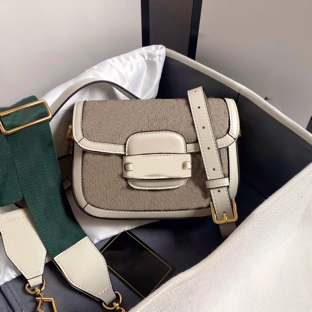 Designer - Bolsa de corpo transversal feminino Bag de alta qualidade Mini Luxo Postman Postman Vintage Fashion Messenger Bolsa de câmera de ombro 8574