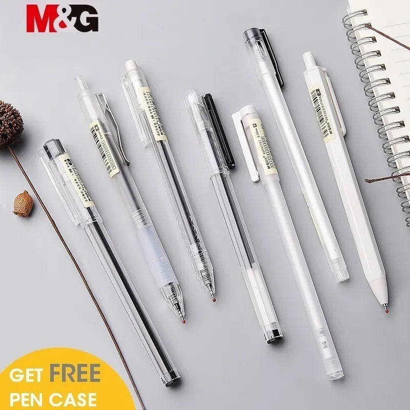 M&G kawaii 24 colors Classic Gel Pen 0.38mm Color Ink japanese gel ink pens  korean gelpen for school supplies stationary