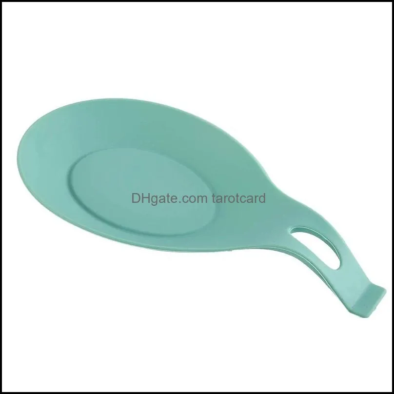 Silicone Insulation Spoon Rest Heat Resistant Placemat Drink Glass Coaster Tray Spoon Pad Eat Mat Pot Holder Kitchen Accessories