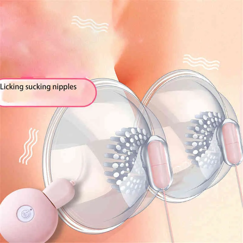 Nxy Eggs Multi Function 3 Heads 2 Heads Vibrating Nipple Pump Suckersシリコン乳房マッサージ弾丸女性用卵バイブレーターカップル220421