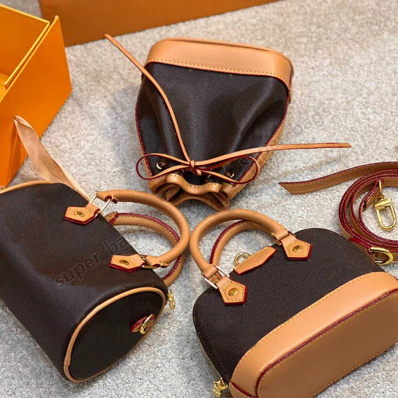 Designerskie torby crossbody kobiety jedno ramię trzyczęściowe skórzane torebki torebki karty Kluczowe skrzynki Portfele Man Fashion 3 w 1 B243M