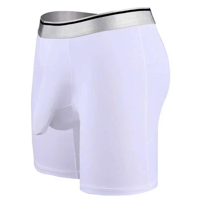Mens Stretchy Breathable Bulge Boxer Briefs With Elastic Waistband