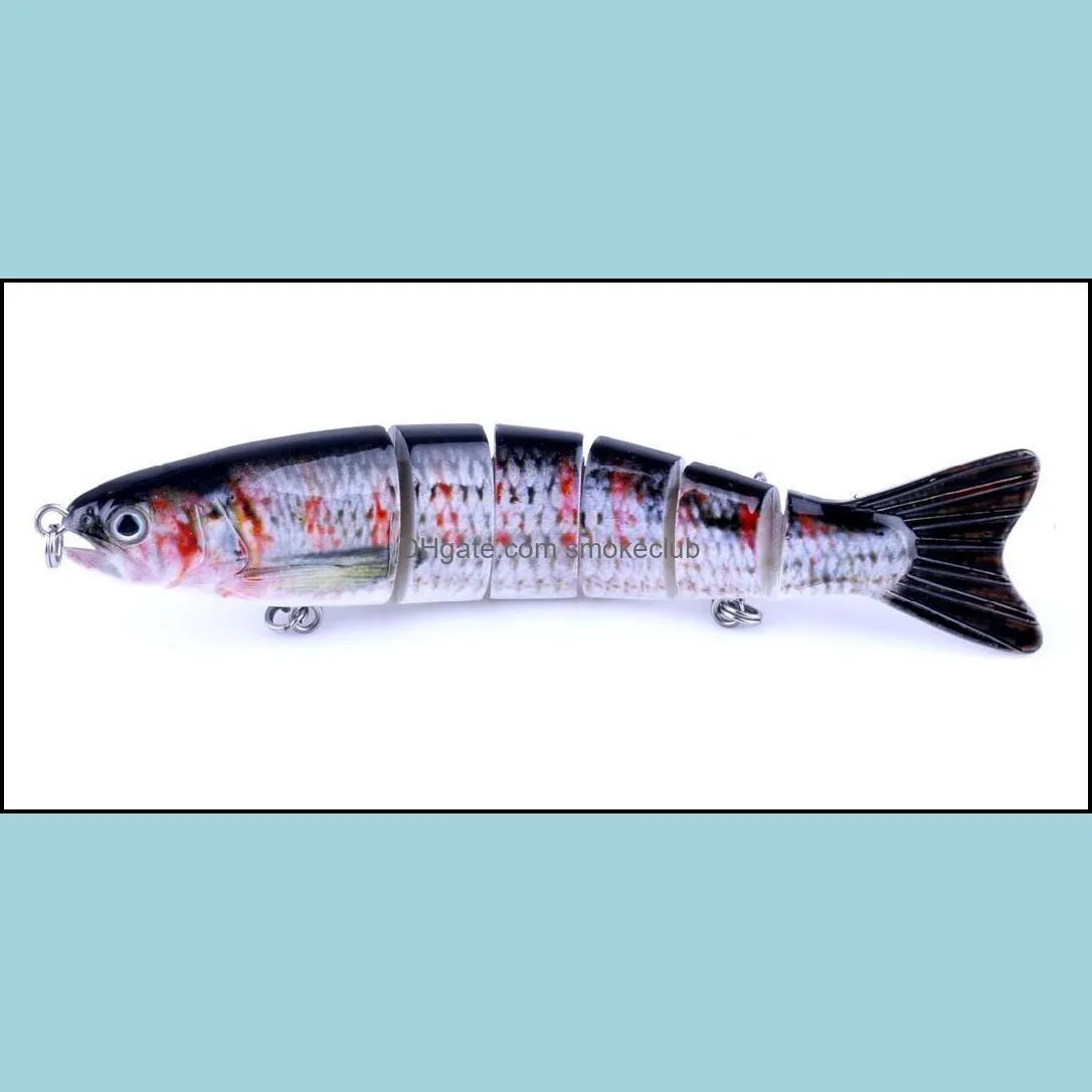 5color 12.7cm/22g 5.0in/0.77oz Jointed Minnow Multisection fish lure fishing bait Hard Baits Artificial Bionic Fish High-quality!