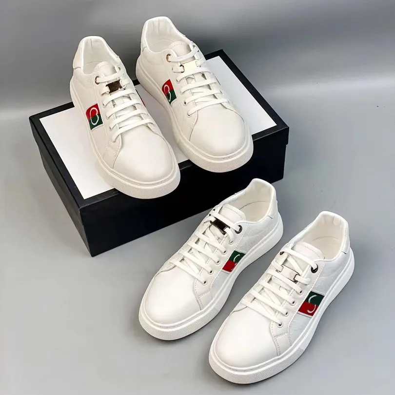 Mens Designer Canvas Sneakers With Animal Embroidery And Stripe Splicing  Classic White Casual Leather Sneakers From Dayremit_h, $57.3 | DHgate.Com