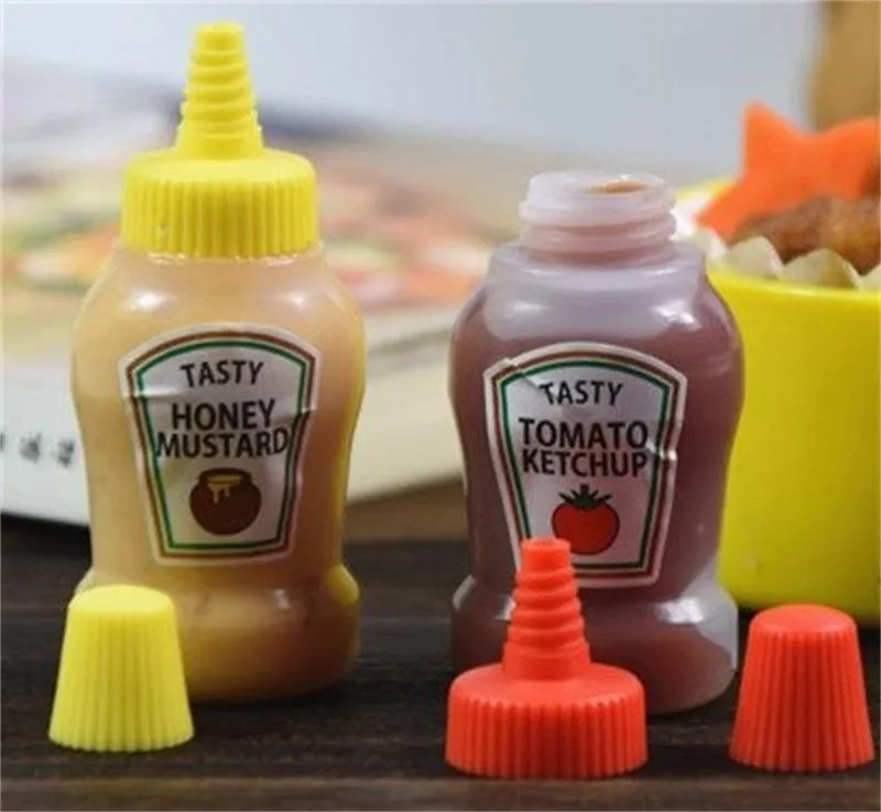 Set Spice Tools 25ML Mini Bouteille De Ketchup De Tomate Portable