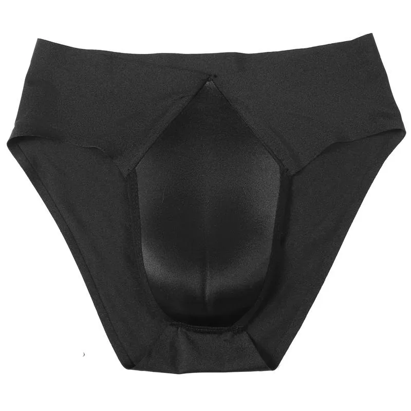 Mens Ice Silk Hiding Gaff Butt Enhancer Panties Soft, Breathable
