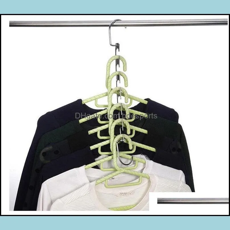 4PCS Magic Hangers Closet Space Saving Hangers Wardrobe Clothing Hanger Organizer Heavy Chrome Hangers Updated Hook