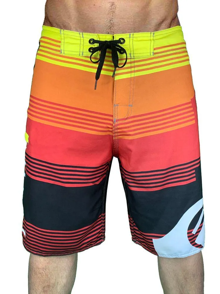 Shorts masculinos Man Beachwearwasual Summer Masculino Qucik Dry Bermuda Surf Beach Sport Sport Homme Loose Basketball Calça Menmen's