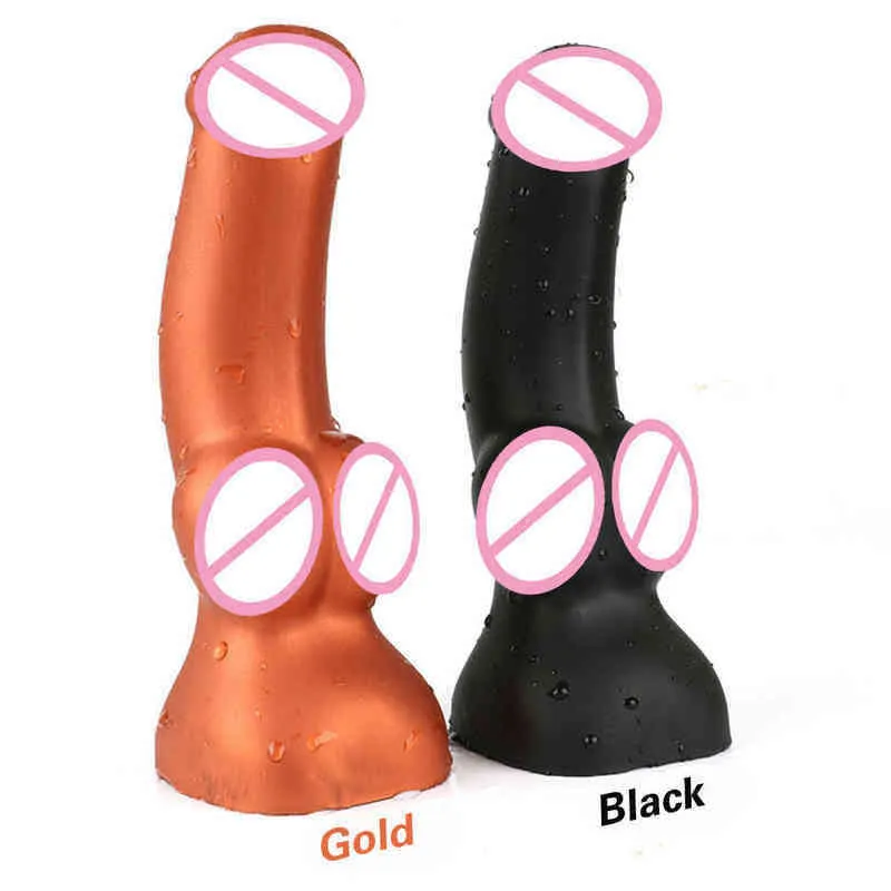 Nxy dildos dongs riesige no Vibrator Anus -Expansion mit Saugnäpfe realistischer Penis für weibliche Masturbation Clitoris Stimulator Sexspielzeug 220511