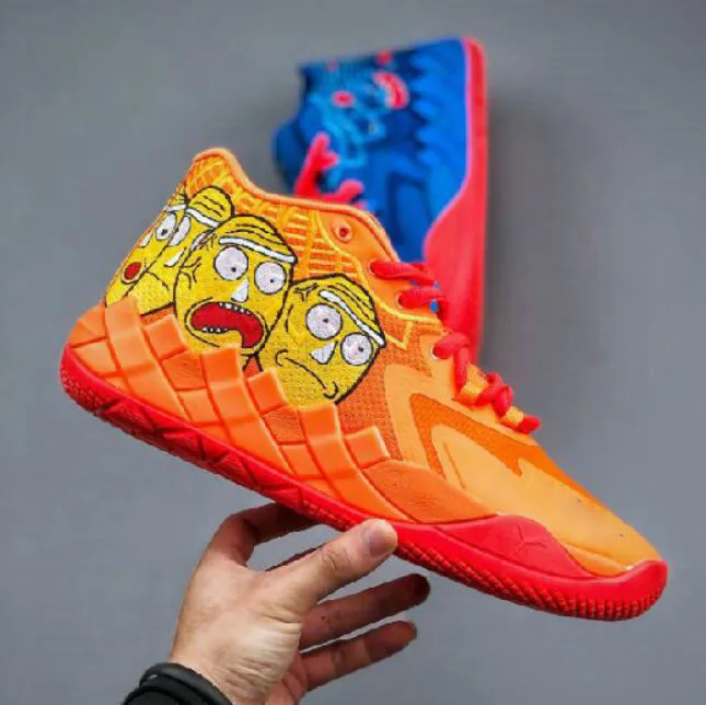 LaMelo Ball Queen City MB1 Purple Glimmer Mens Basketball Shoes High