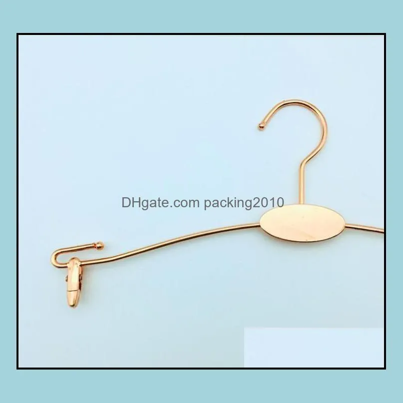non-slip underwear rack metal hanger rose gold clothing store bra clips fashion exquisite bardian creative new style sn4594