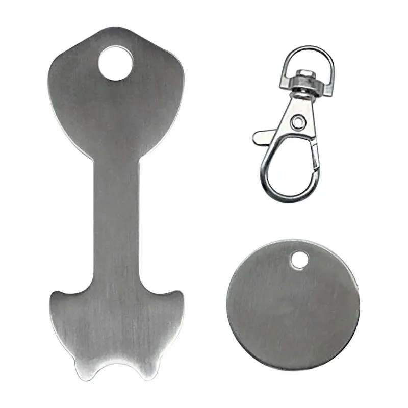 Keychains Stainless Steel Key Ring Shopping Trolley Tokens Biscuits Chains Accessories RingKeychains