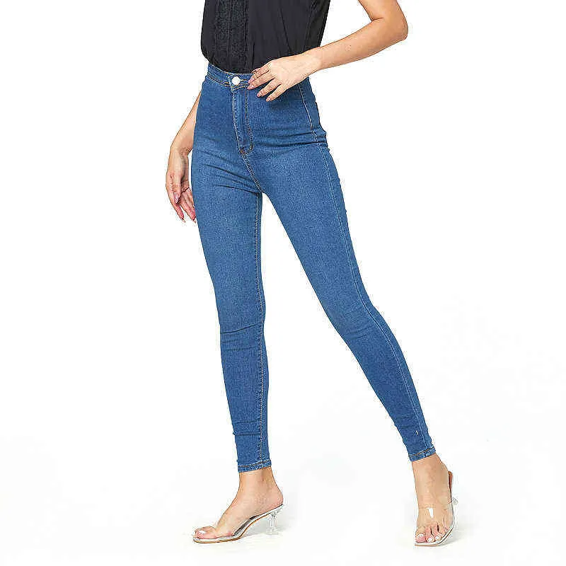 Nowe 2021 MS Noszą dżinsy bil dżinsowe elastyczne spodnie dżinsowe spodnie ołówka L220726