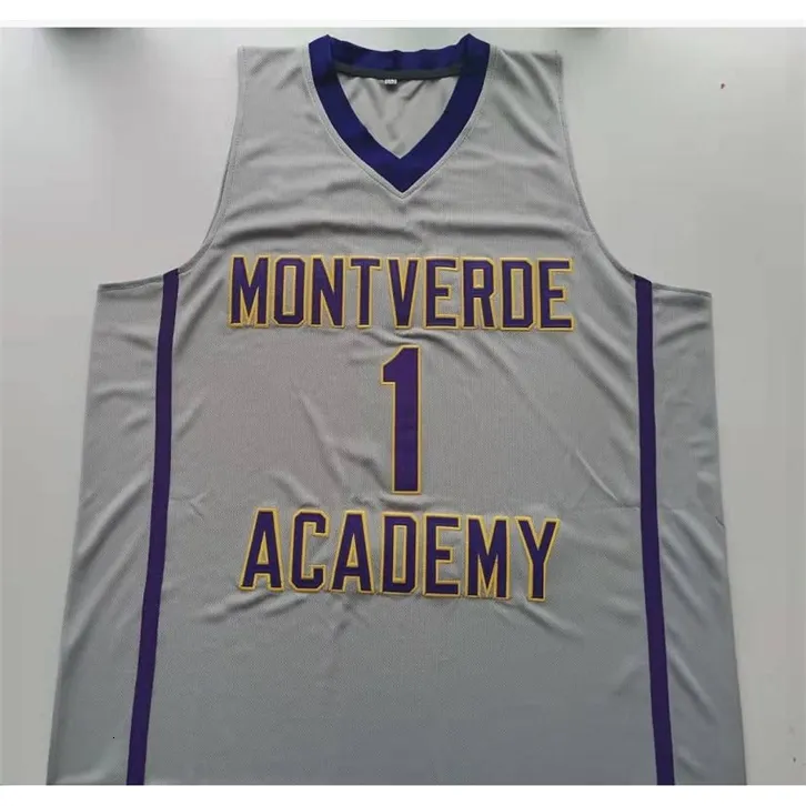 Chen37 Custom Basketball Jersey Herren Jugend Damen Montverde Academ 1 Cade Cunningham Größe S-2XL oder Trikots mit beliebigem Namen und Nummer