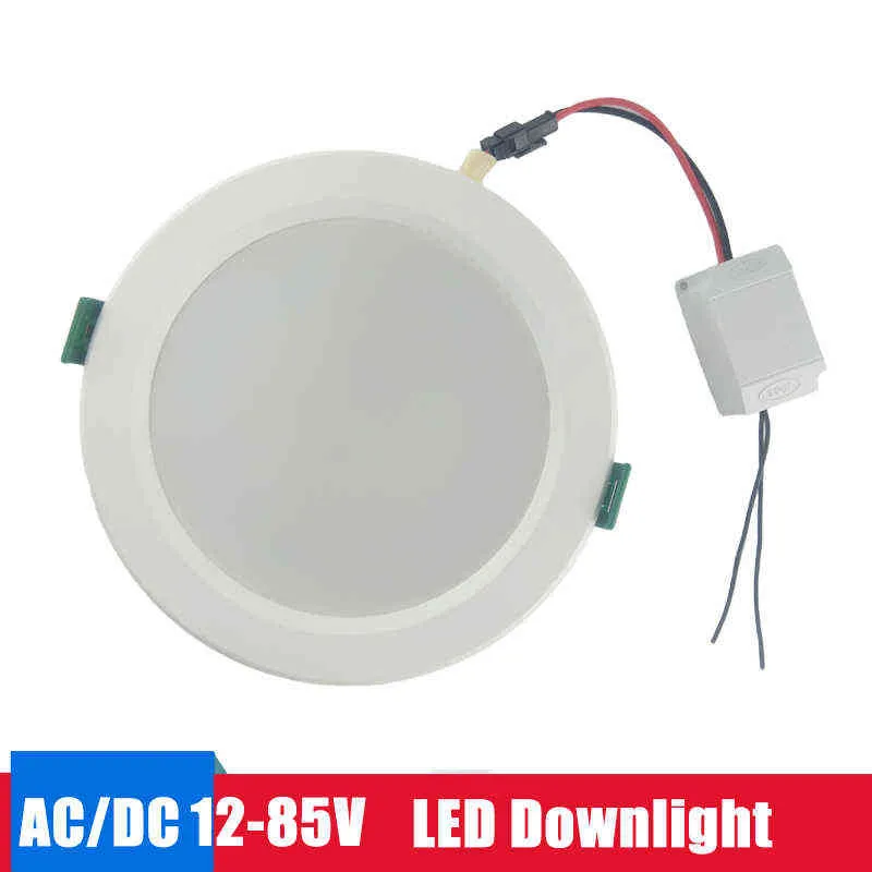 Led Panel Light Led Downlight 12v 24v 36v 48v Recessed Round Lamp 18w 15w 12w 9w Led Lights For Home Bedroom Spot Light