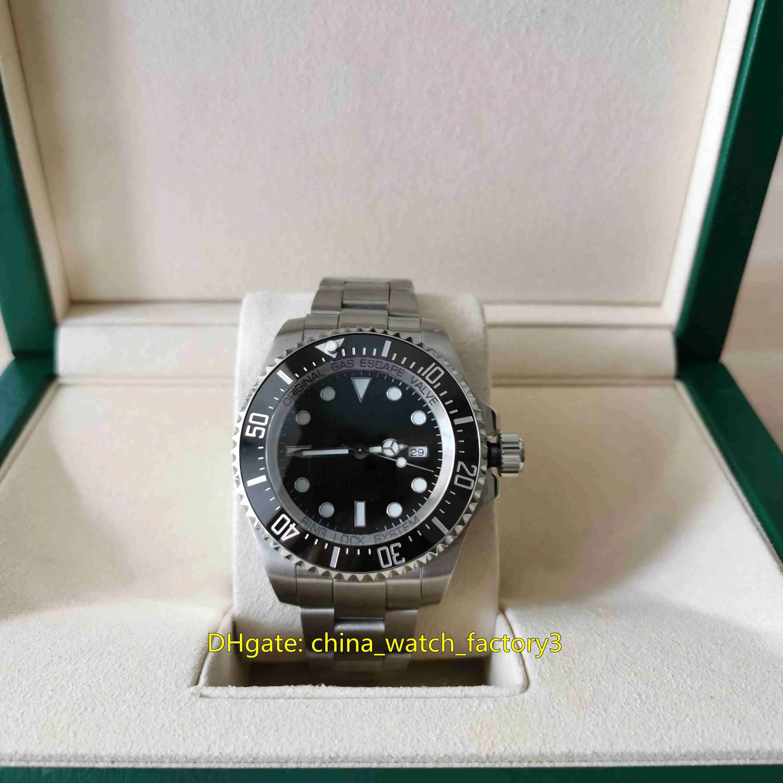 V5 Version Mens Watch Top Quality 44mm Sea Dweller 116660 126660