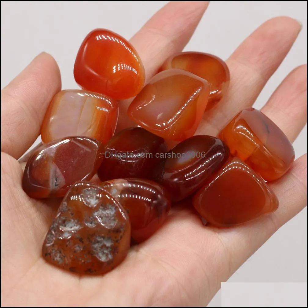 Reiki Natural Stone Tumbled stone Irregular Polishing Rose Quartz Tiger`s Eye Agate Yoga Energy Bead For Chakra Healing Decoration