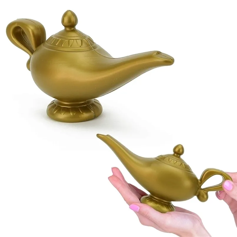 Cartoon Movie Aladdin Lamp Halloween Decoration Cosplay Costume Favors Fancy Dress Props Home Party Ornaments Figurine 220811